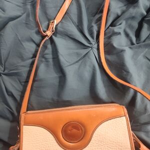 Dooney And Bourke Elegant Tan and Cream Women's Bag